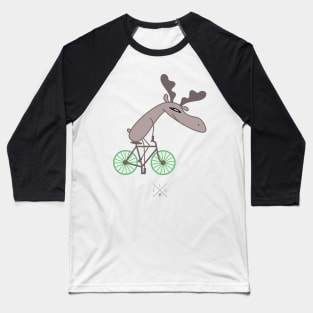 Bike moose Baseball T-Shirt